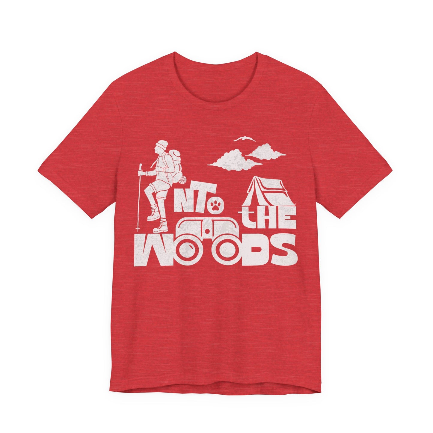 Wanderlust Graphic Tee - 'Into the Woods', Nature Lover Gift, Hiking Apparel, Outdoor Adventure Shirt, Vintage Style T-Shirt