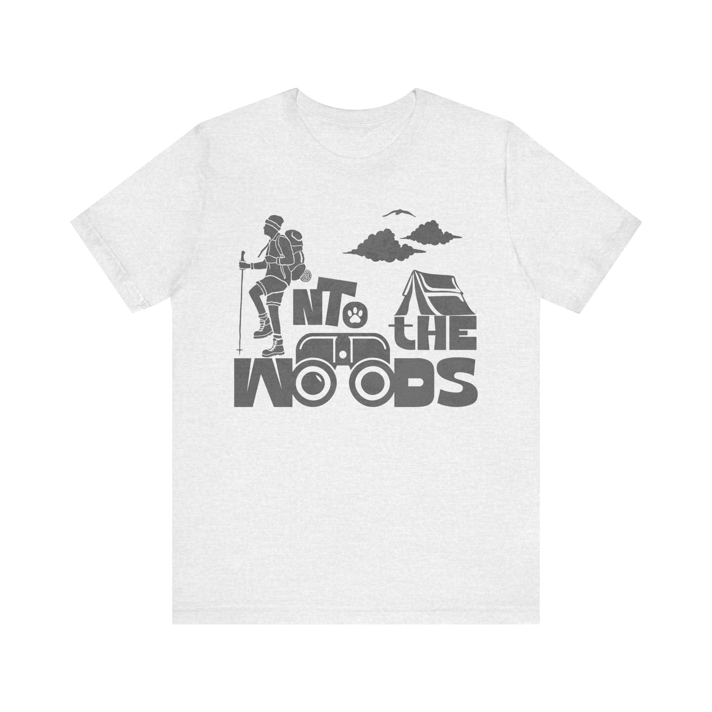 Wanderlust Graphic Tee - 'Into the Woods', Nature Lover Gift, Hiking Apparel, Outdoor Adventure Shirt, Vintage Style T-Shirt