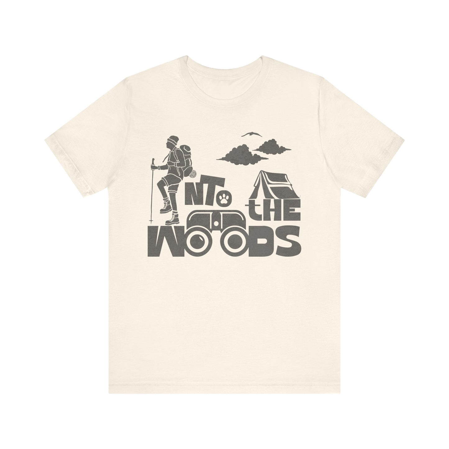 Wanderlust Graphic Tee - 'Into the Woods', Nature Lover Gift, Hiking Apparel, Outdoor Adventure Shirt, Vintage Style T-Shirt