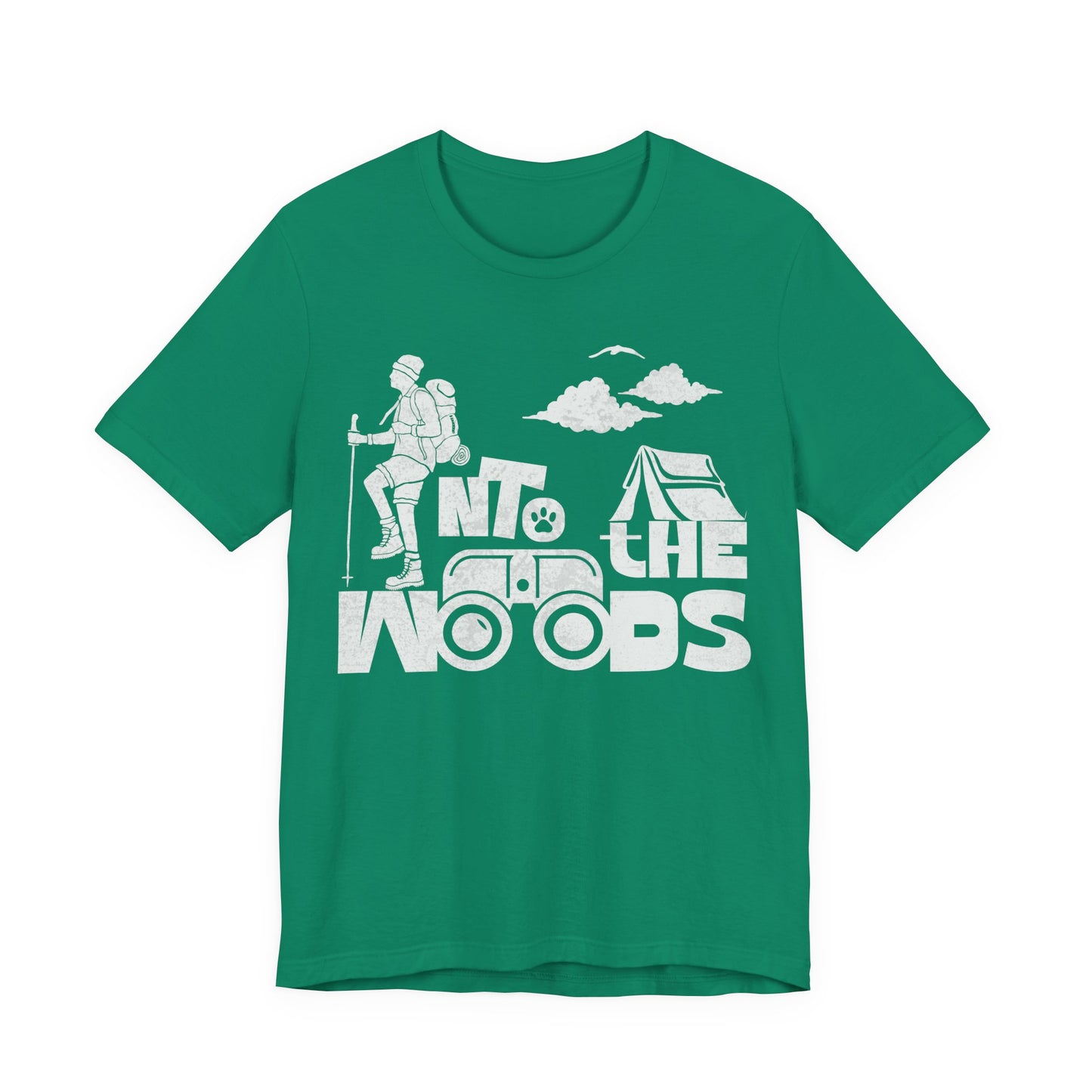 Wanderlust Graphic Tee - 'Into the Woods', Nature Lover Gift, Hiking Apparel, Outdoor Adventure Shirt, Vintage Style T-Shirt