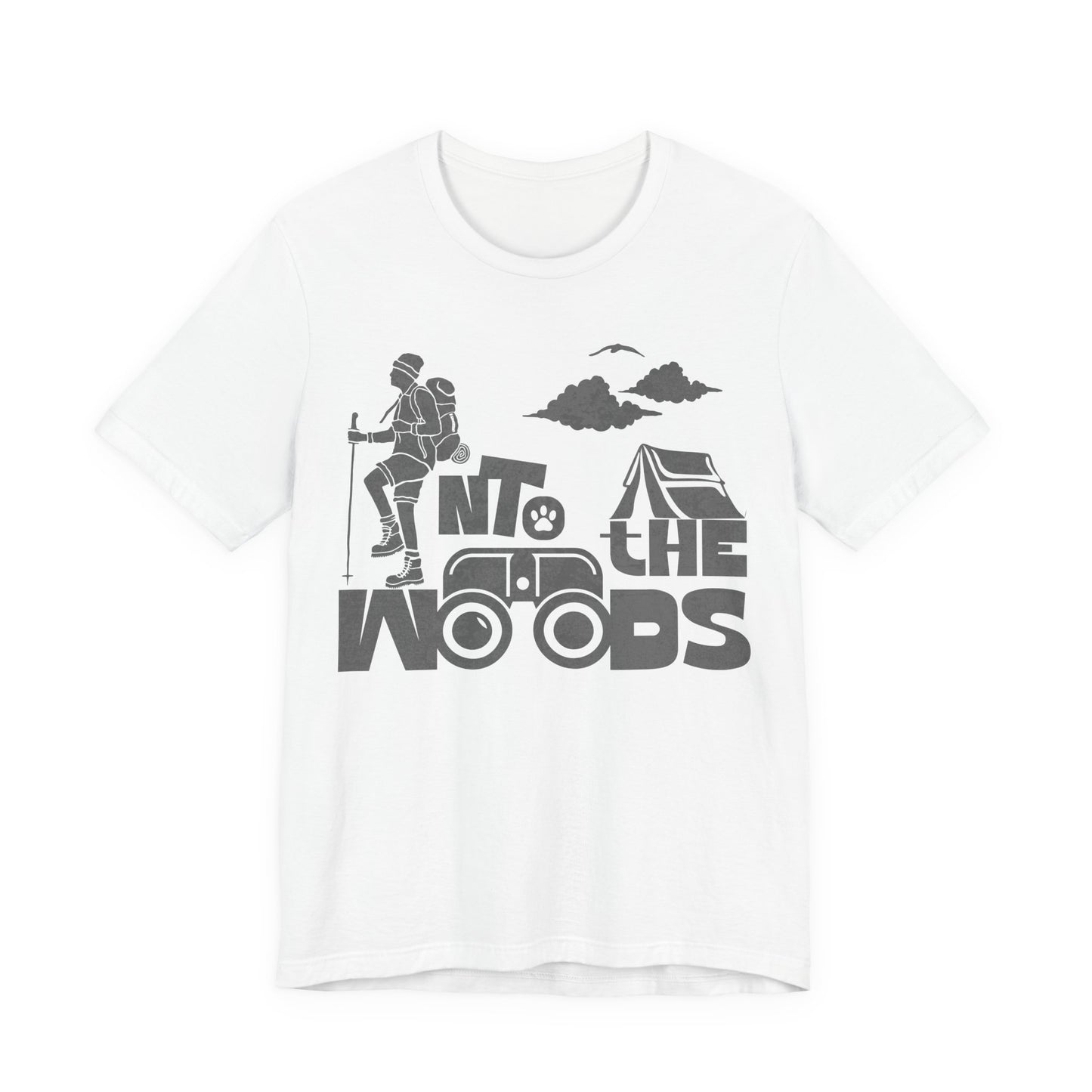 Wanderlust Graphic Tee - 'Into the Woods', Nature Lover Gift, Hiking Apparel, Outdoor Adventure Shirt, Vintage Style T-Shirt
