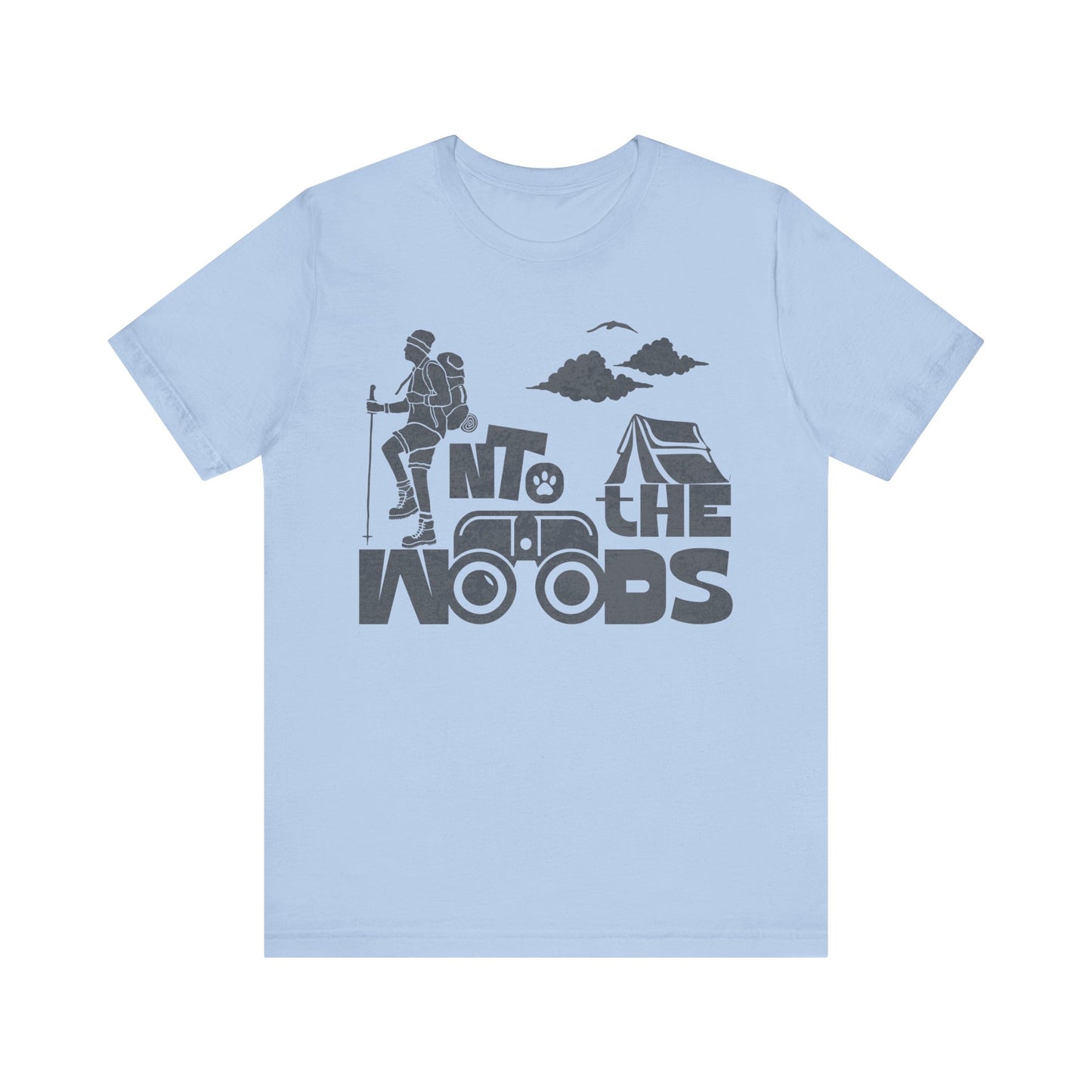 Wanderlust Graphic Tee - 'Into the Woods', Nature Lover Gift, Hiking Apparel, Outdoor Adventure Shirt, Vintage Style T-Shirt