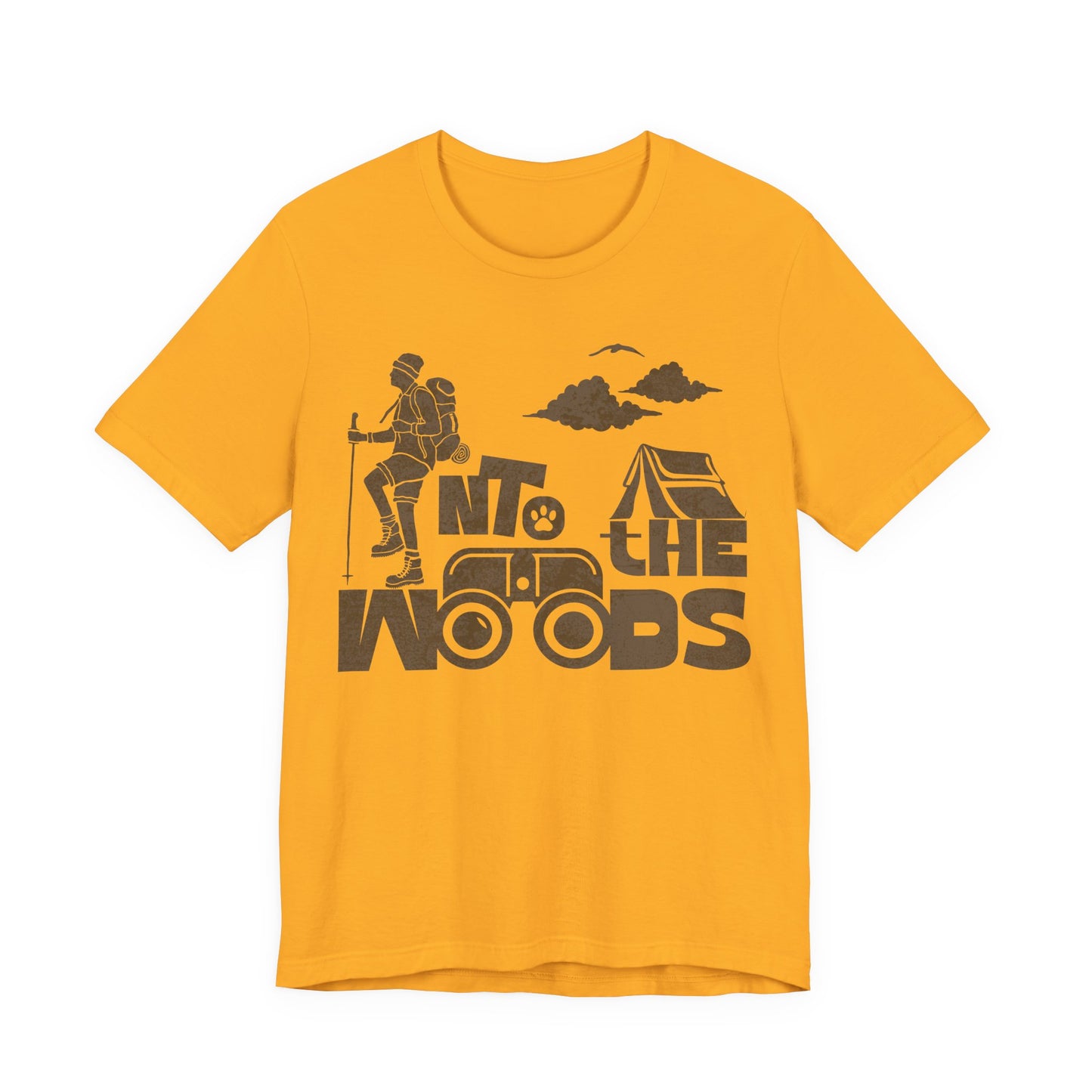 Wanderlust Graphic Tee - 'Into the Woods', Nature Lover Gift, Hiking Apparel, Outdoor Adventure Shirt, Vintage Style T-Shirt
