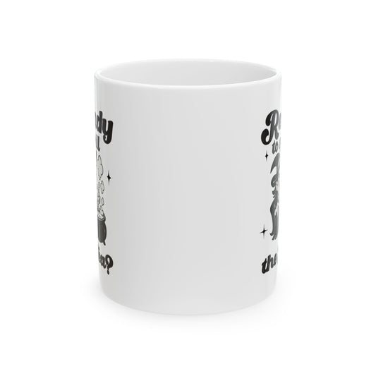 Fun Quote Ceramic Mug - Perfect Gift for Coffee Lovers, Home Office Decor, Birthday Present, Morning Motivation, Novelty Drinkware