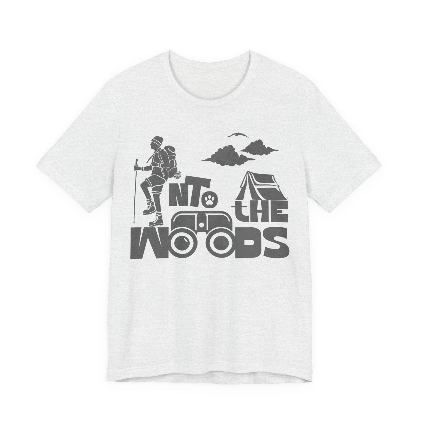 Wanderlust Graphic Tee - 'Into the Woods', Nature Lover Gift, Hiking Apparel, Outdoor Adventure Shirt, Vintage Style T-Shirt