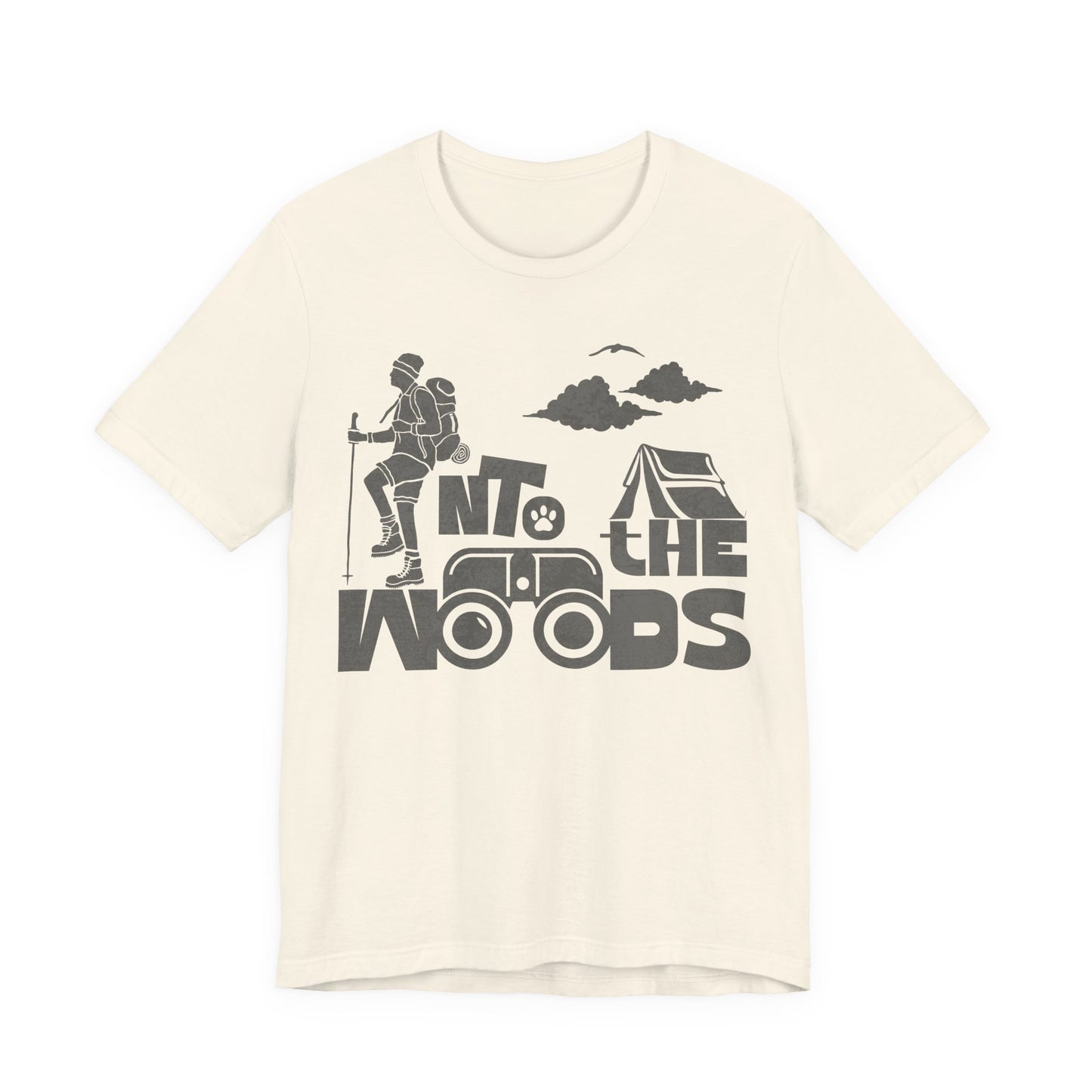 Wanderlust Graphic Tee - 'Into the Woods', Nature Lover Gift, Hiking Apparel, Outdoor Adventure Shirt, Vintage Style T-Shirt