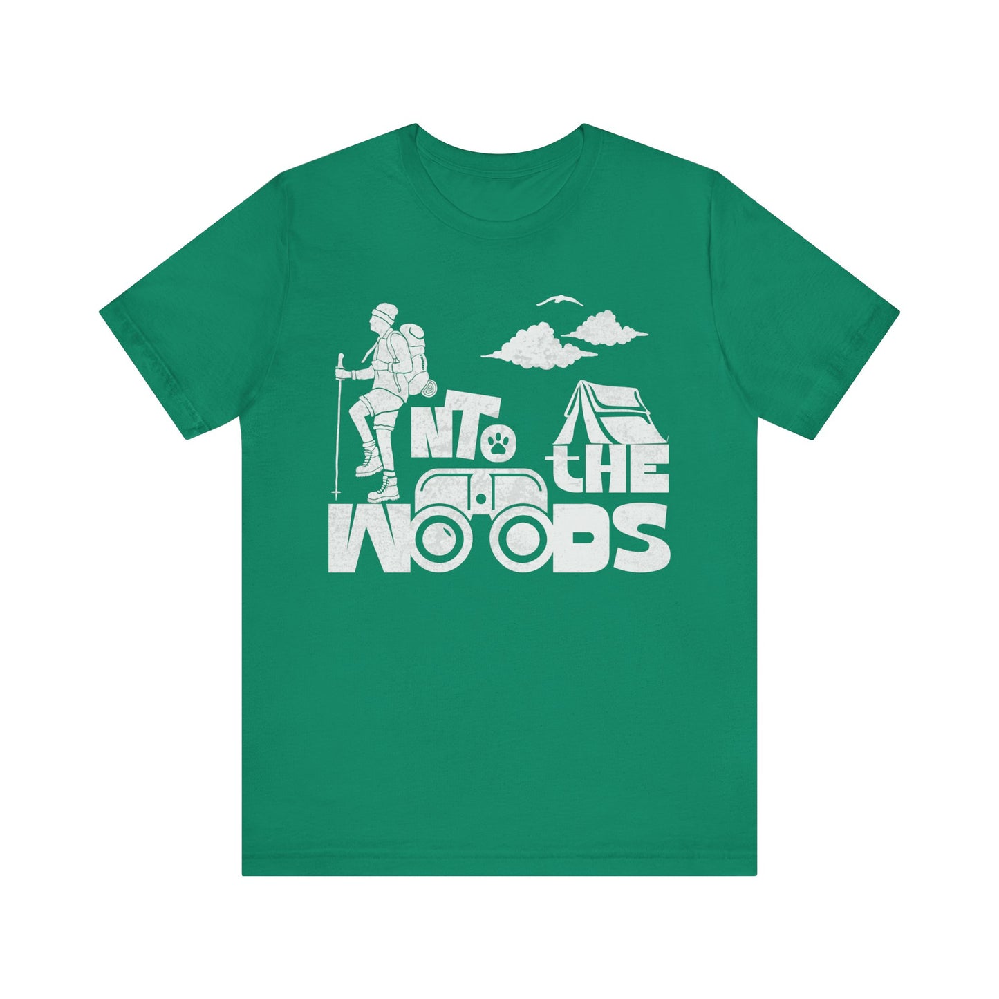 Wanderlust Graphic Tee - 'Into the Woods', Nature Lover Gift, Hiking Apparel, Outdoor Adventure Shirt, Vintage Style T-Shirt