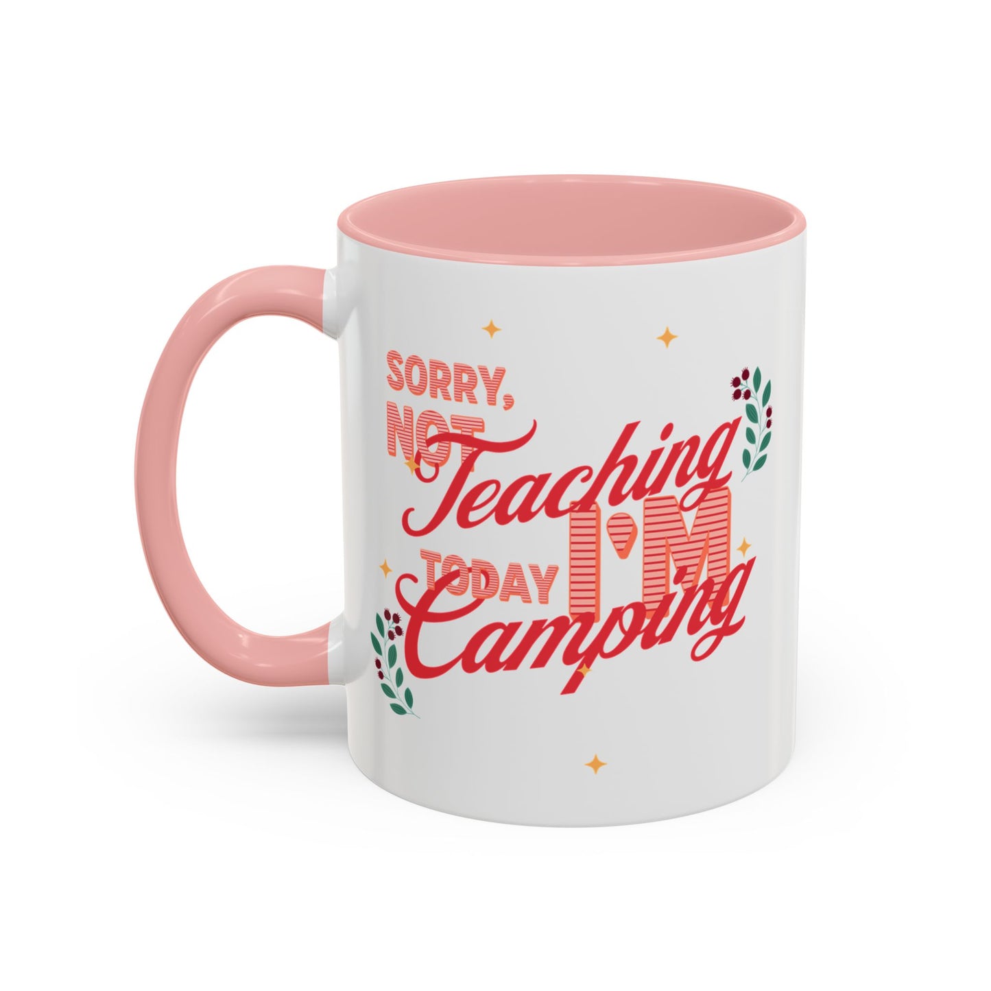 Colorful Camping Coffee Mug, Perfect Gift for Nature Lovers, Teacher Appreciation, Summer Camping, Outdoor Adventures, Replaceable Designs