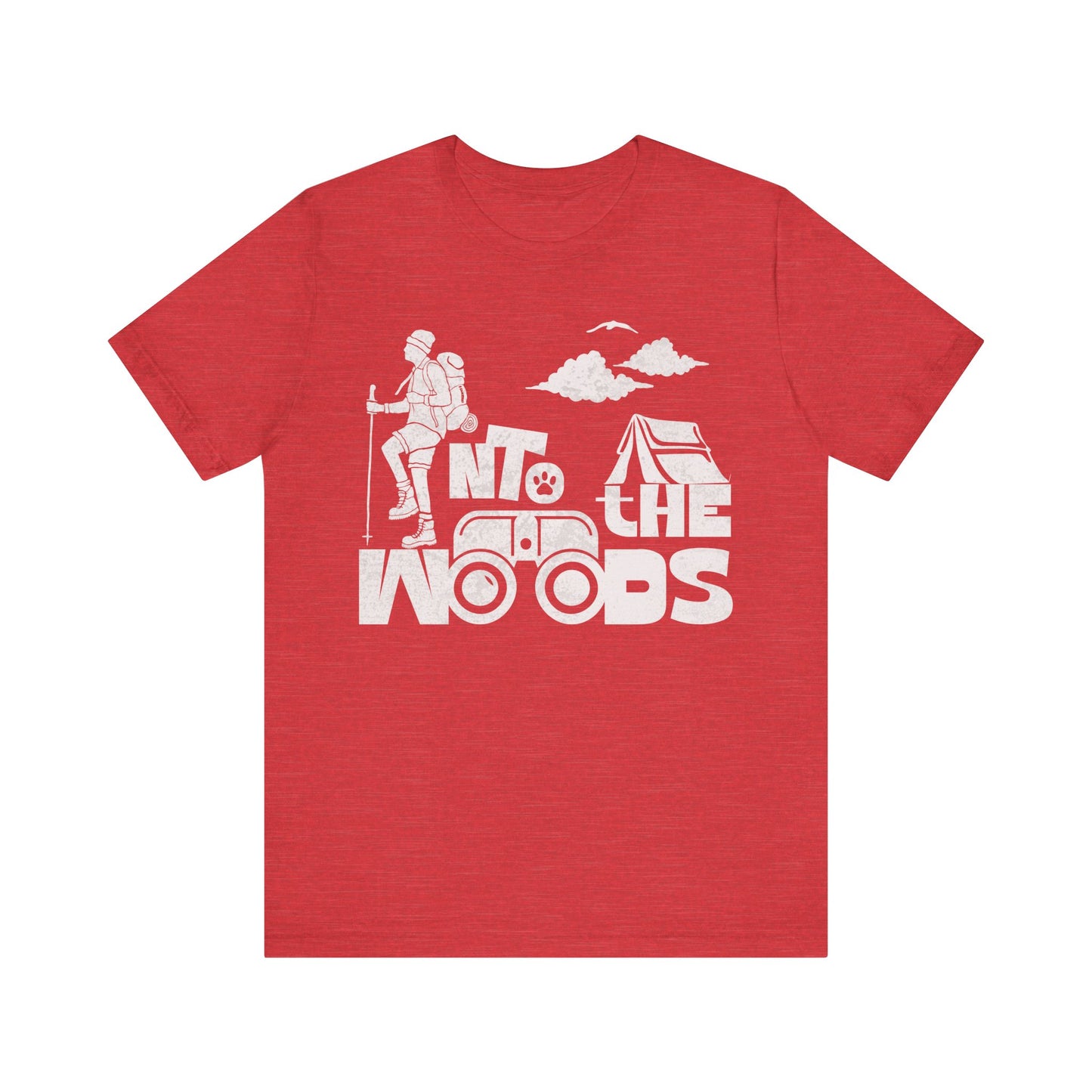Wanderlust Graphic Tee - 'Into the Woods', Nature Lover Gift, Hiking Apparel, Outdoor Adventure Shirt, Vintage Style T-Shirt