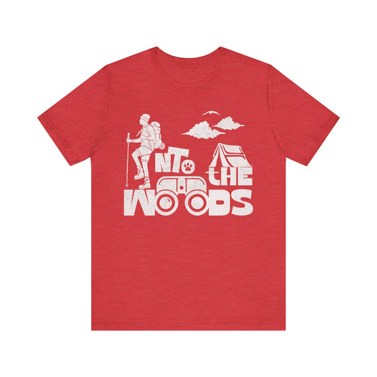 Wanderlust Graphic Tee - 'Into the Woods', Nature Lover Gift, Hiking Apparel, Outdoor Adventure Shirt, Vintage Style T-Shirt