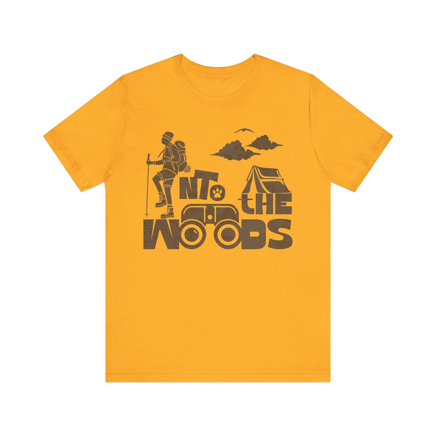 Wanderlust Graphic Tee - 'Into the Woods', Nature Lover Gift, Hiking Apparel, Outdoor Adventure Shirt, Vintage Style T-Shirt
