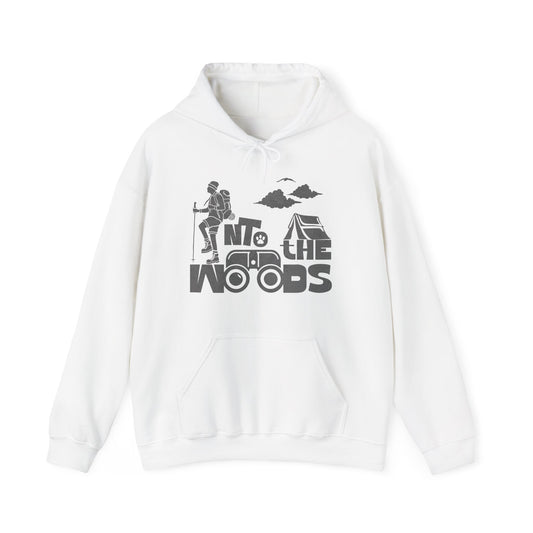 Into the Woods Hoodie - Adventure Sweatshirt, Camping Gift, Outdoor Apparel, Hiking Hoodie, Cozy Unisex Sweatshirt