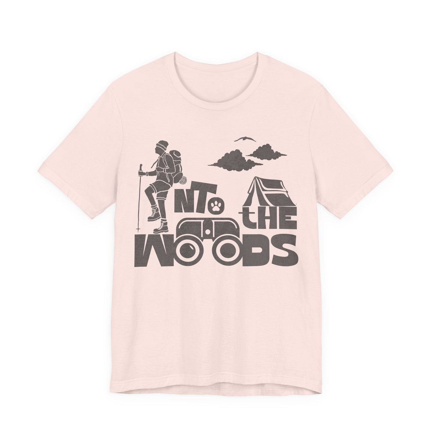 Wanderlust Graphic Tee - 'Into the Woods', Nature Lover Gift, Hiking Apparel, Outdoor Adventure Shirt, Vintage Style T-Shirt