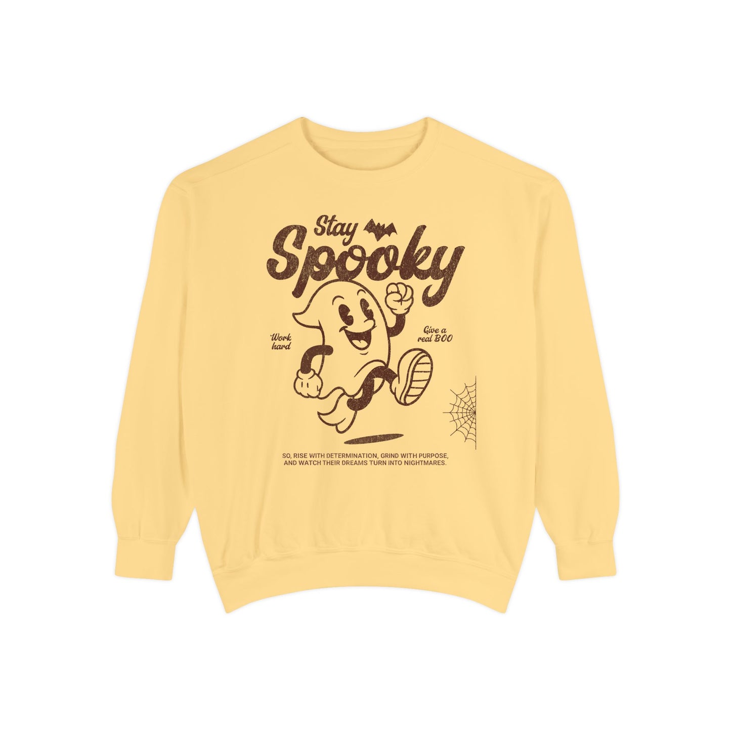 Spooky Ghost Unisex Sweatshirt, Cozy Halloween Apparel, Fall Fashion, Casual Gift, Youthful Style, Stay Spooky Design