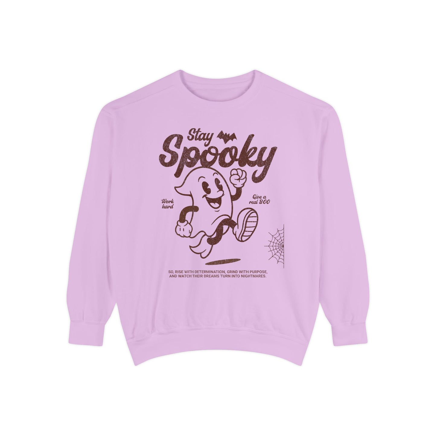 Spooky Ghost Unisex Sweatshirt, Cozy Halloween Apparel, Fall Fashion, Casual Gift, Youthful Style, Stay Spooky Design
