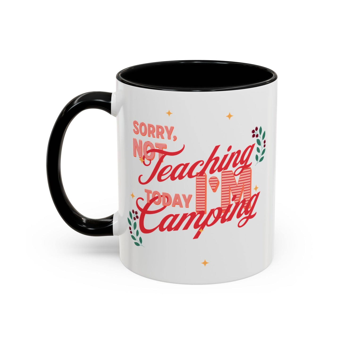 Colorful Camping Coffee Mug, Perfect Gift for Nature Lovers, Teacher Appreciation, Summer Camping, Outdoor Adventures, Replaceable Designs