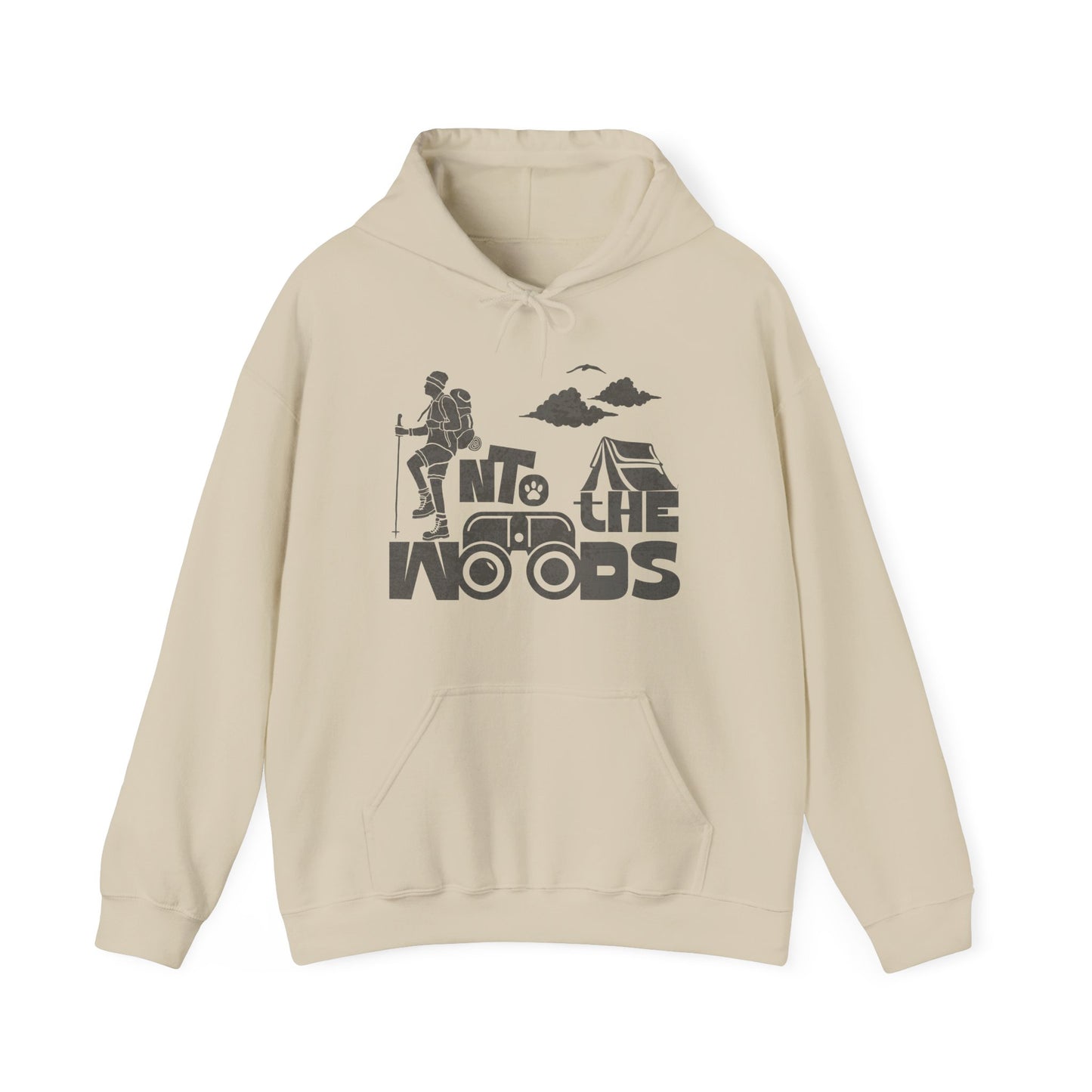 Into the Woods Hoodie - Adventure Sweatshirt, Camping Gift, Outdoor Apparel, Hiking Hoodie, Cozy Unisex Sweatshirt