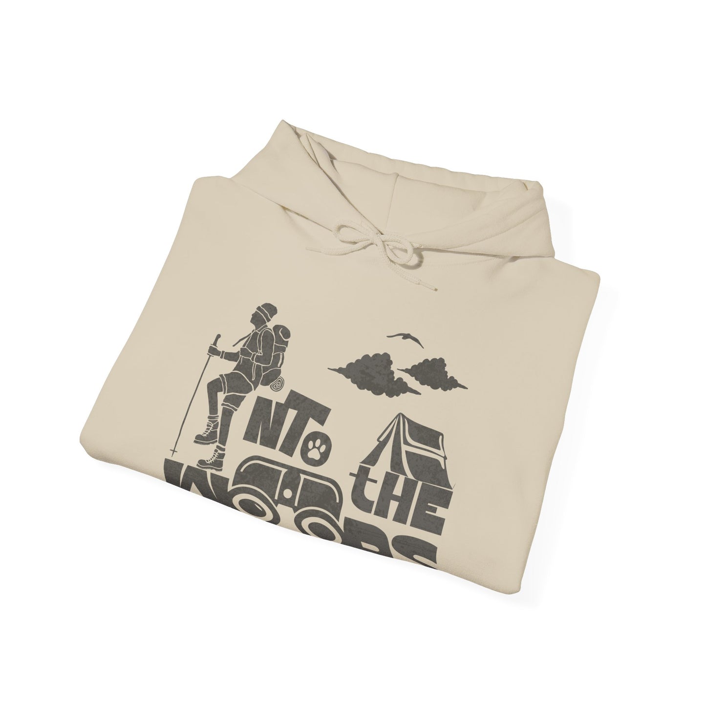 Into the Woods Hoodie - Adventure Sweatshirt, Camping Gift, Outdoor Apparel, Hiking Hoodie, Cozy Unisex Sweatshirt