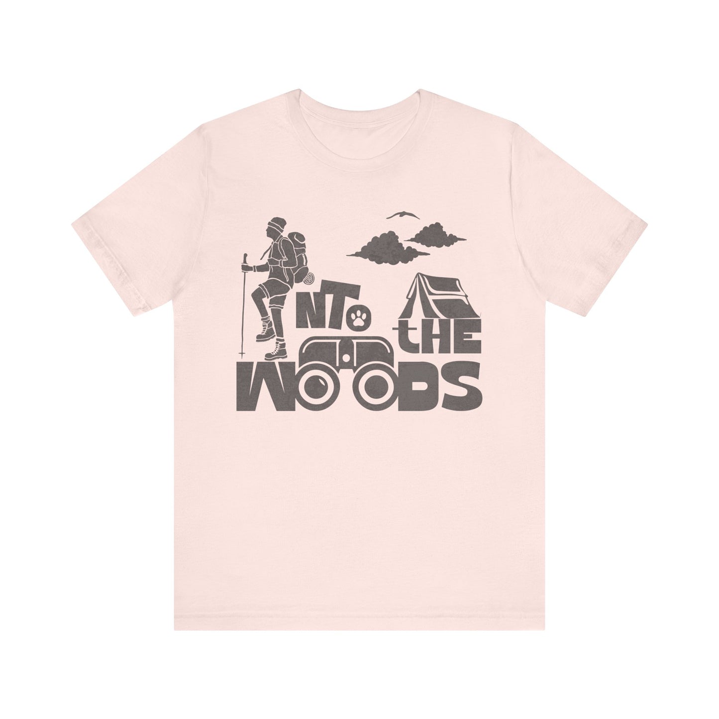 Wanderlust Graphic Tee - 'Into the Woods', Nature Lover Gift, Hiking Apparel, Outdoor Adventure Shirt, Vintage Style T-Shirt