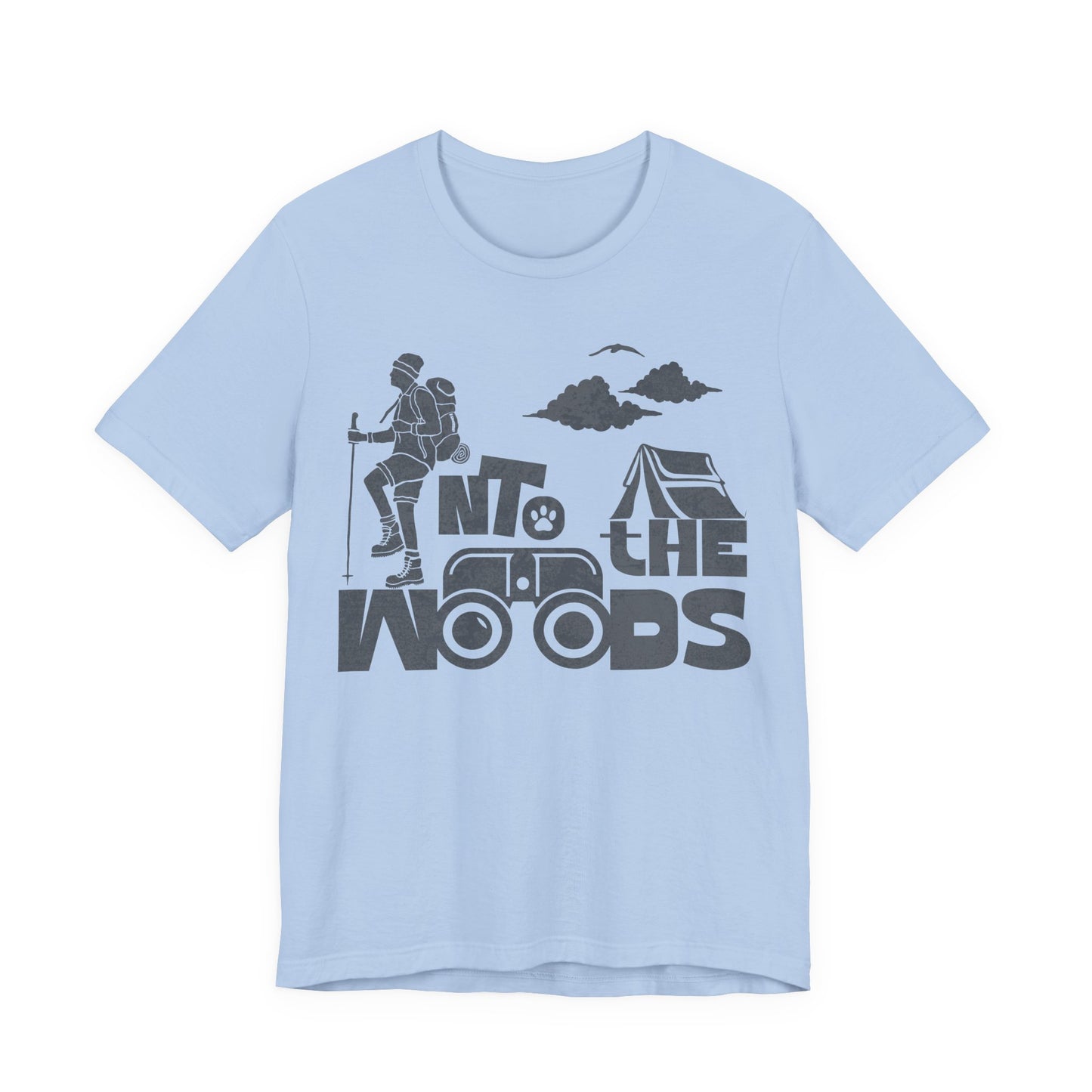 Wanderlust Graphic Tee - 'Into the Woods', Nature Lover Gift, Hiking Apparel, Outdoor Adventure Shirt, Vintage Style T-Shirt