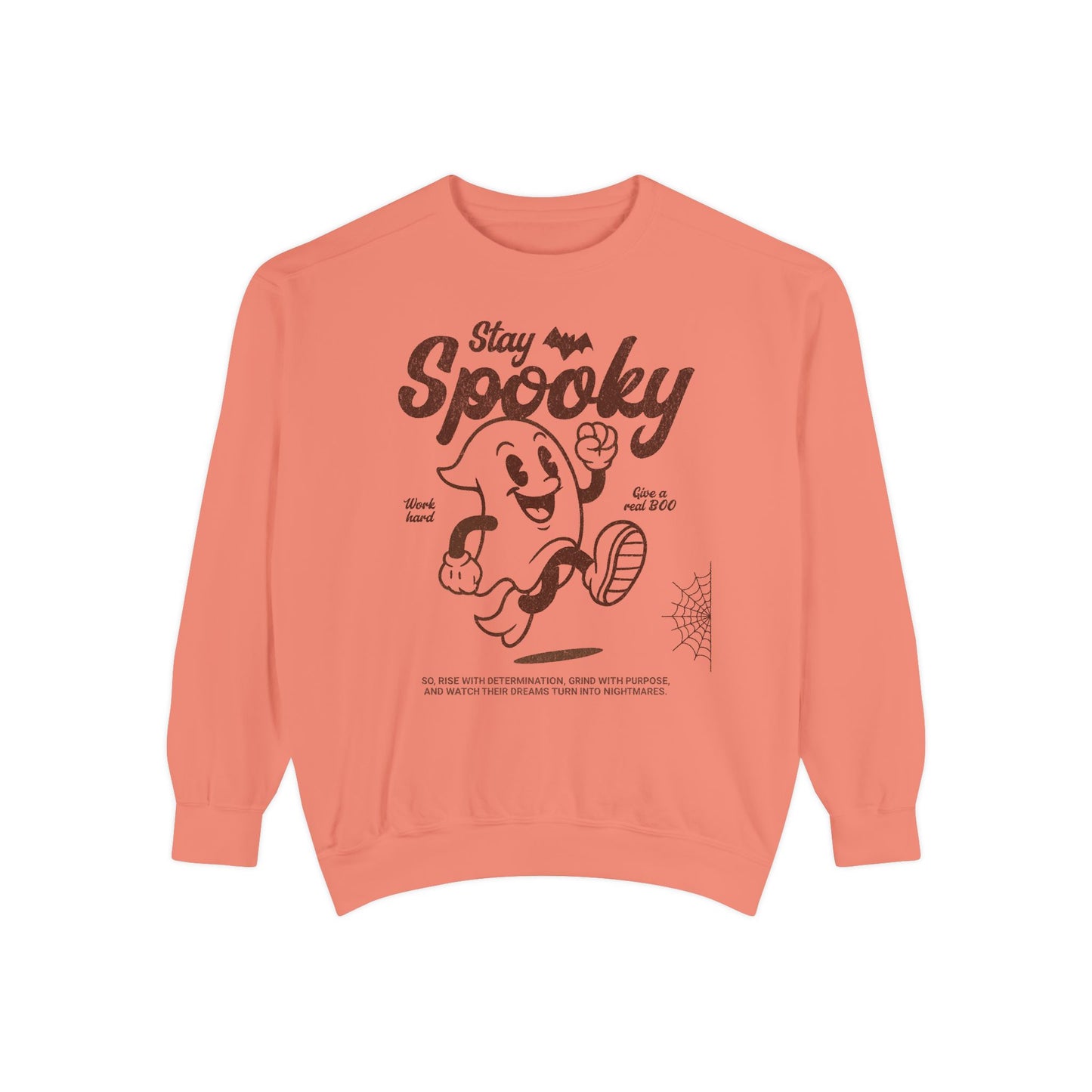 Spooky Ghost Unisex Sweatshirt, Cozy Halloween Apparel, Fall Fashion, Casual Gift, Youthful Style, Stay Spooky Design